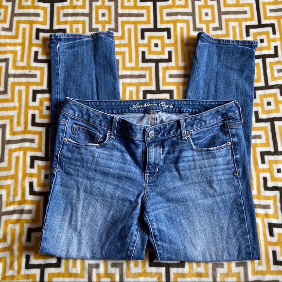 American Eagle Outfitters Other - American Eagle Blue Skinny Jeans Girls 14 Short